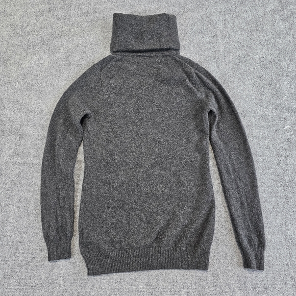 Polo Ralph Lauren Gray Turtleneck Sweater Petite S Cashmere Wool Womens $148 - Picture 2 of 11